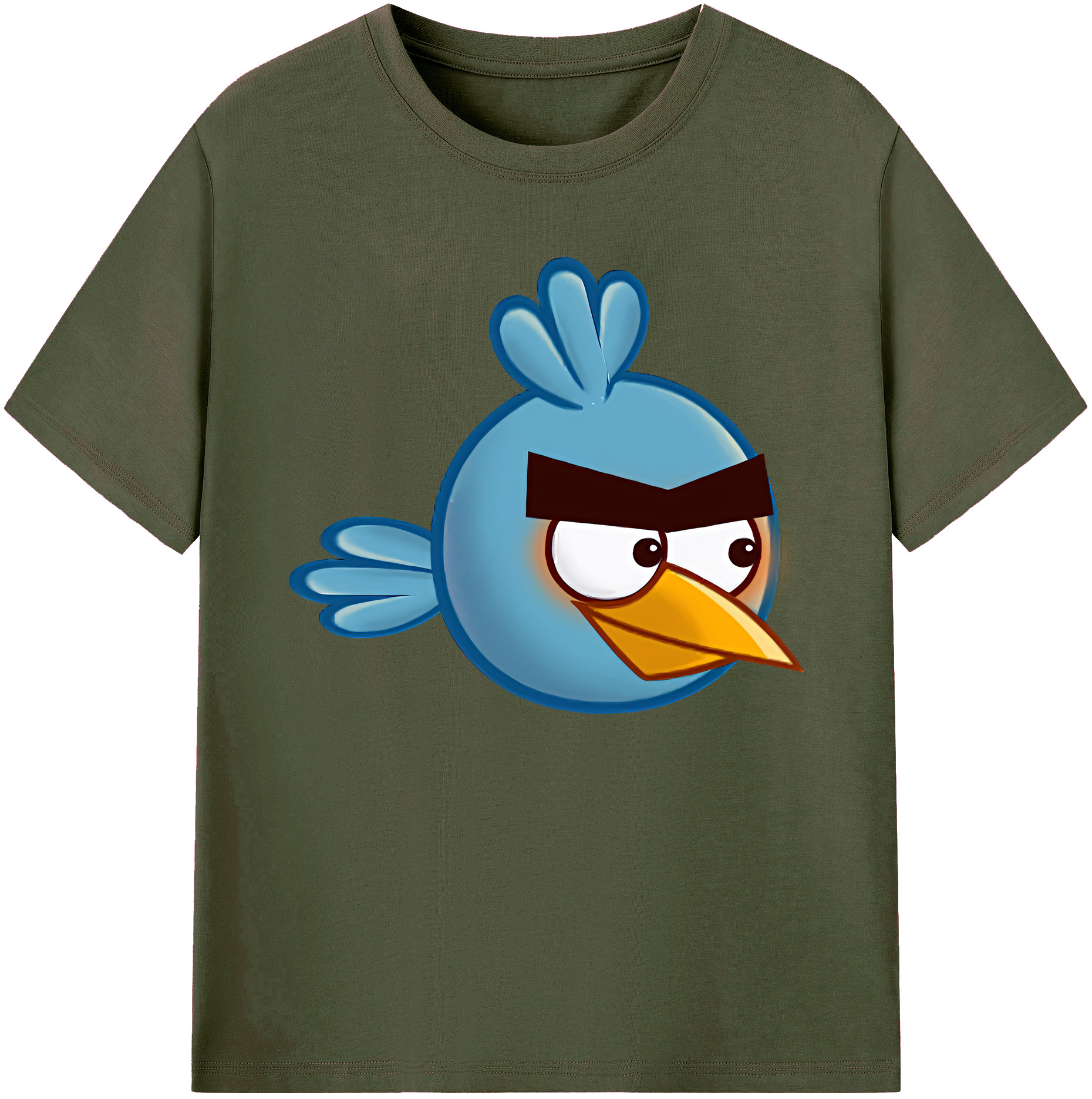 （画像用） Angry Birds アングリーバード 綿100％ メンズ半袖Tシャツ｜肌触りやわらか＆通気性